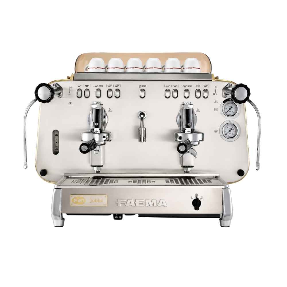 Faema E61A2-WW Jubile White Wood Tam Otomatik Espresso Kahve Makinesi, 2 Gruplu